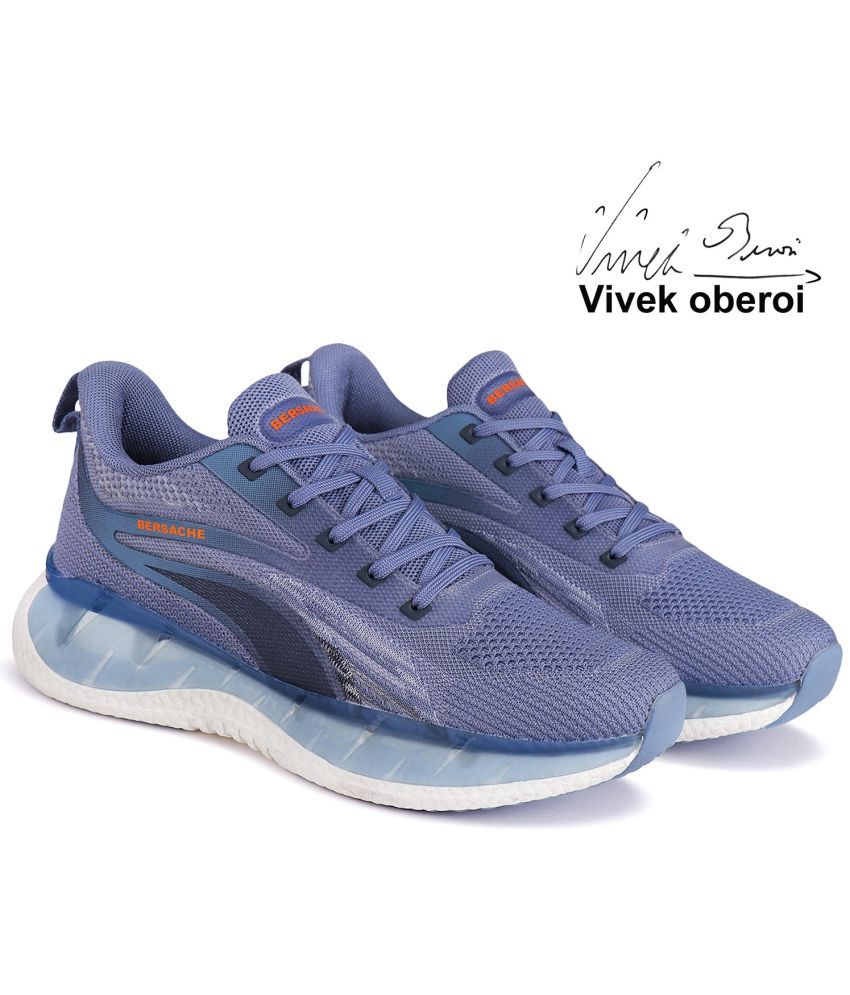     			Bersache Sports Shoes For Men Blue Men's Sports Running Shoes