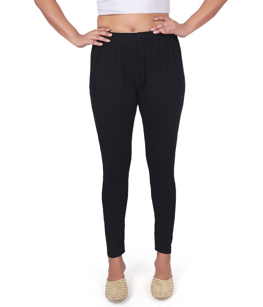     			Colorscube - Black Lycra Women's Leggings ( Pack of 1 )