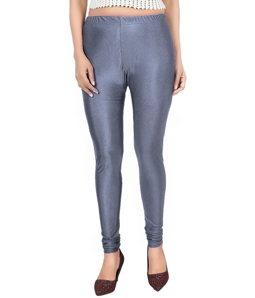     			Colorscube - Grey Lycra Women's Leggings ( Pack of 1 )