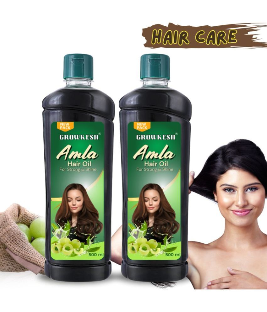     			Growkesh Hair Growth Amla Oil 500 ml ( Pack of 2 )