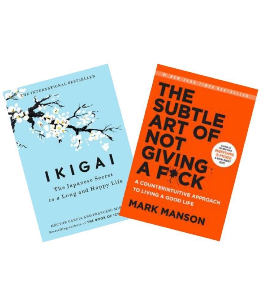     			combo of 2 book ikigai + The subtle art