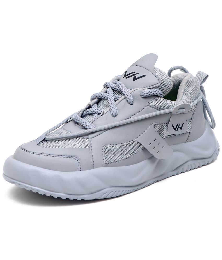     			viv CASUAL SHOE Grey Men's Lifestyle Shoes