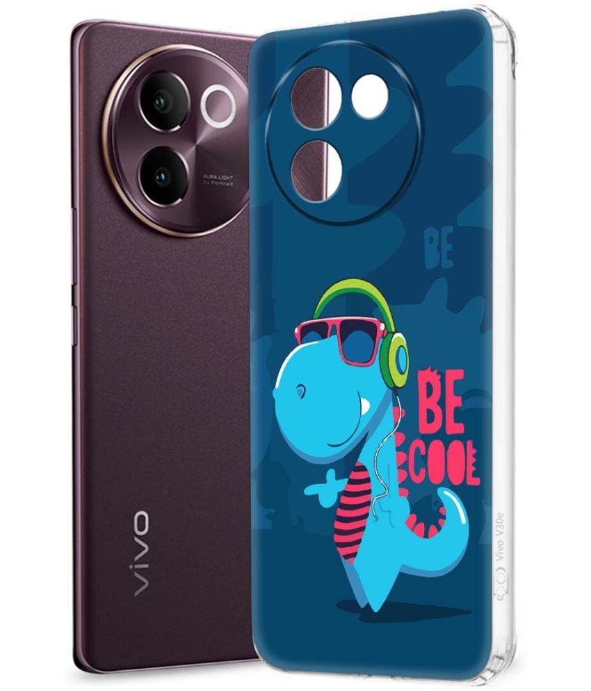     			NBOX Multicolor Printed Back Cover Silicon Compatible For Vivo V30e 5G ( Pack of 1 )