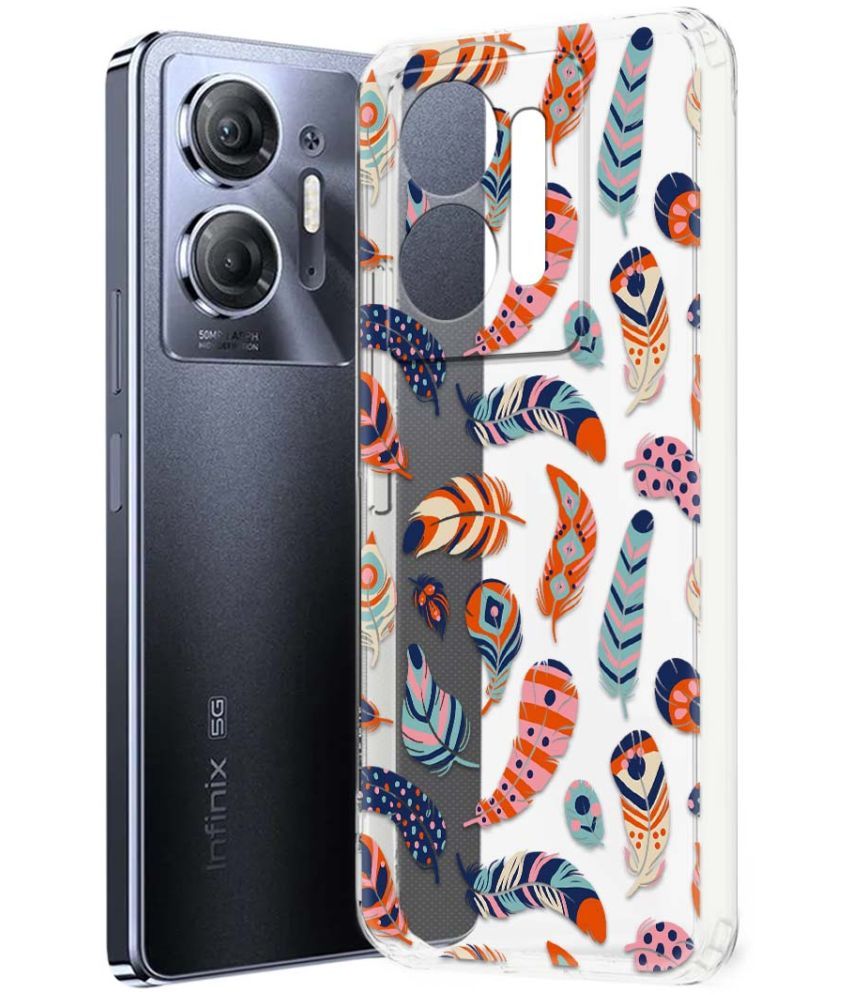     			NBOX Multicolor Printed Back Cover Silicon Compatible For Infinix Hot 30 5G ( Pack of 1 )