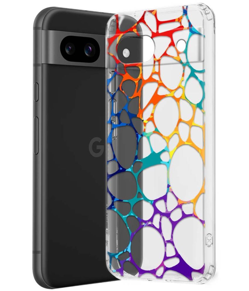     			NBOX Multicolor Printed Back Cover Silicon Compatible For Google Pixel 8a ( Pack of 1 )