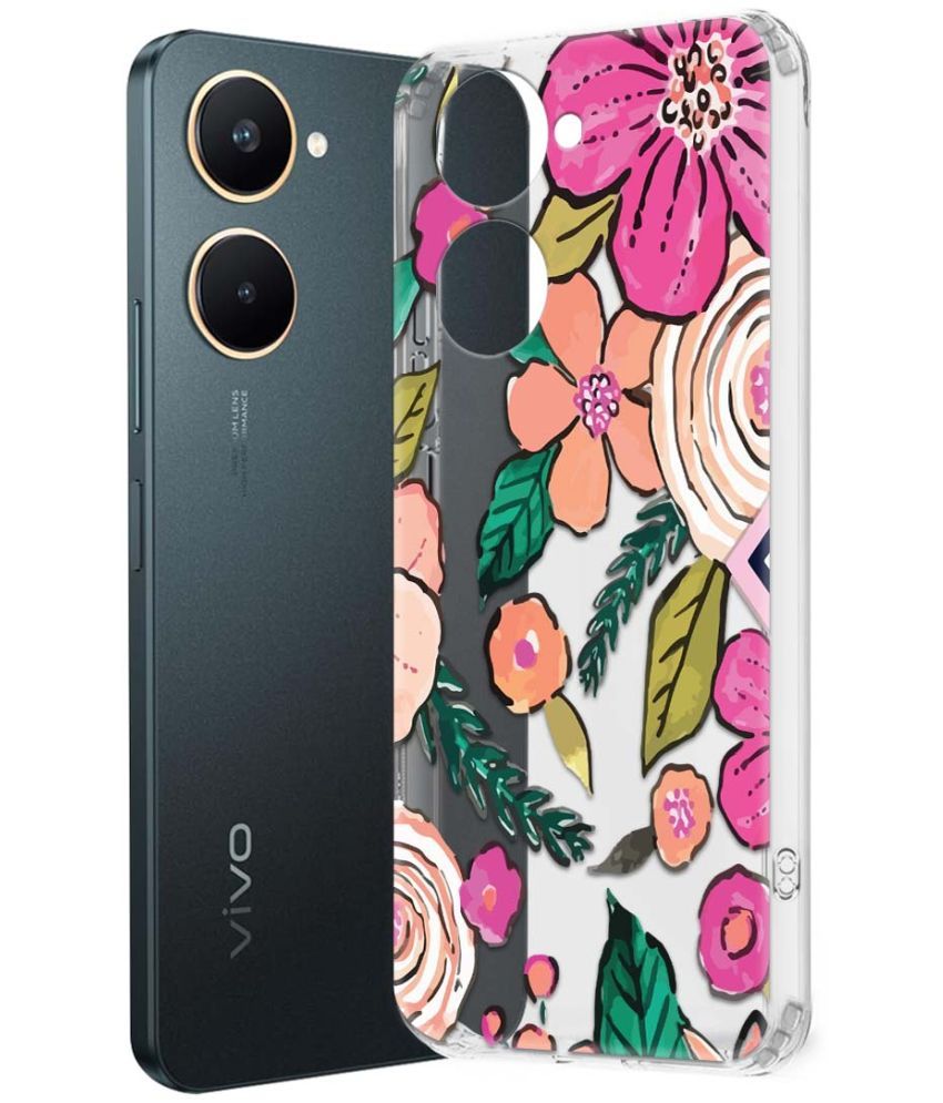     			NBOX Multicolor Printed Back Cover Silicon Compatible For Vivo Y03 ( Pack of 1 )