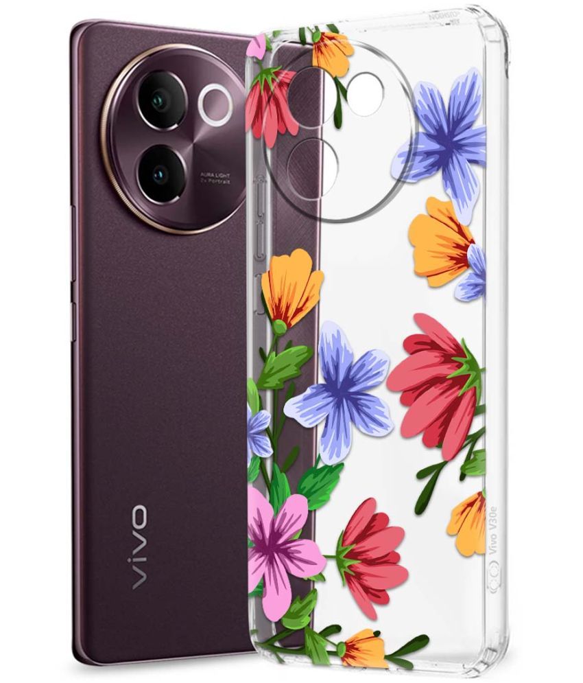     			NBOX Multicolor Printed Back Cover Silicon Compatible For Vivo V30e 5G ( Pack of 1 )