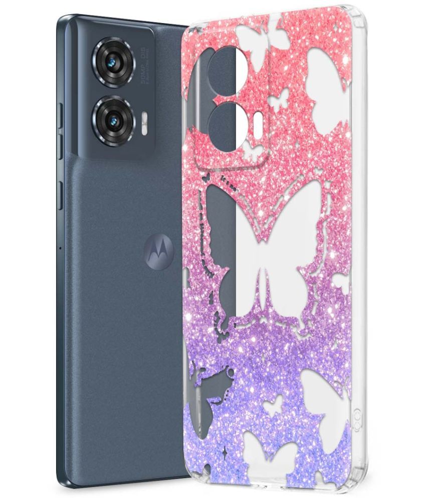     			NBOX Multicolor Printed Back Cover Silicon Compatible For Moto Edge 50 Fusion ( Pack of 1 )