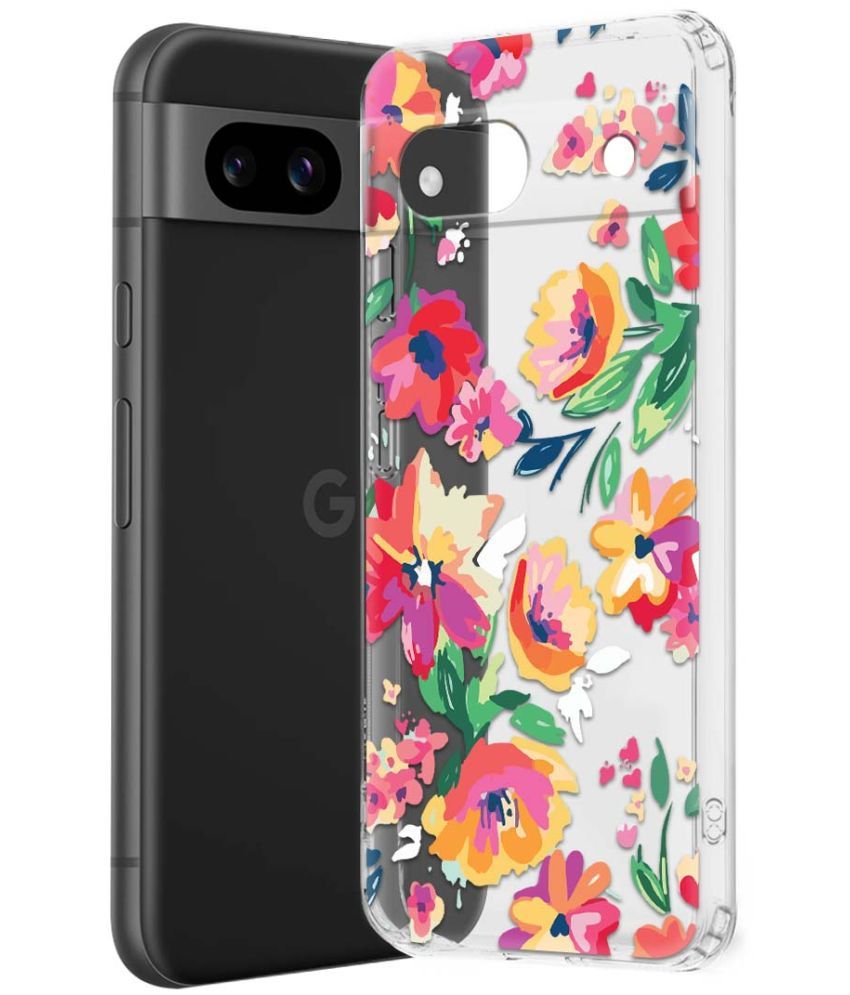     			NBOX Multicolor Printed Back Cover Silicon Compatible For Google Pixel 8a ( Pack of 1 )