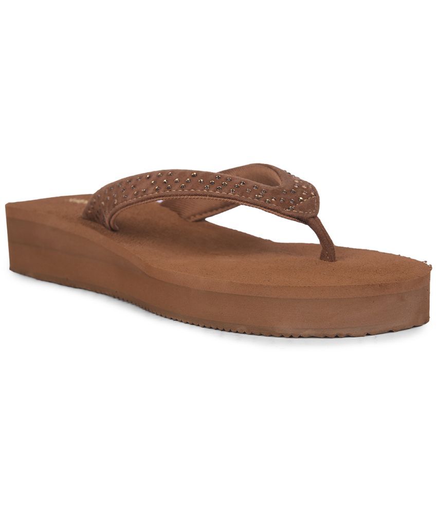     			Sunshine Brown Women's Flats