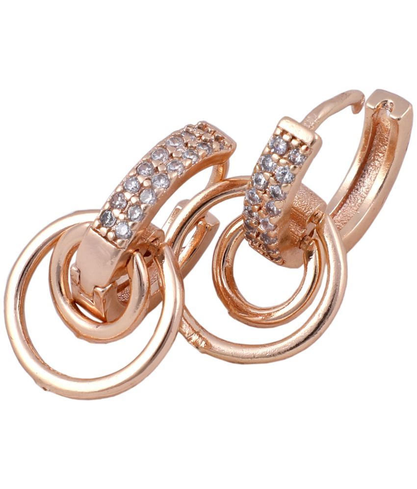     			shankhraj mall Rose Gold Clip-Ons Earrings ( Pack of 1 )