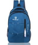 Bluejay Blue Polyester Backpack ( 40 litres )