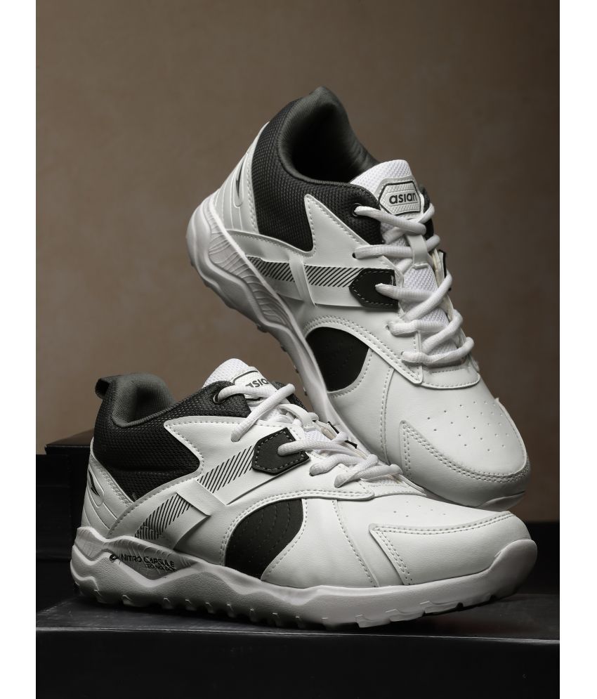     			ASIAN PLATINUM-01 White Men's Sneakers