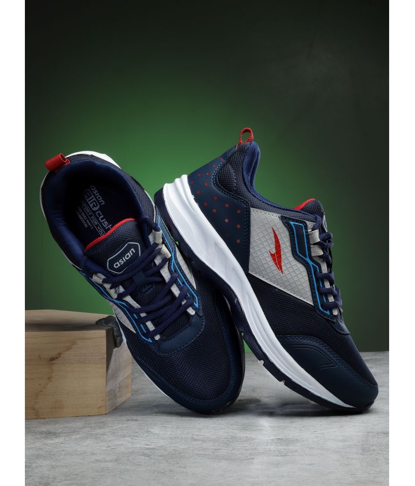     			ASIAN PLATINUM-02 Navy Men's Sneakers