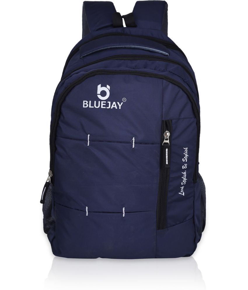     			Bluejay Blue Polyester Backpack ( 35 Ltrs )