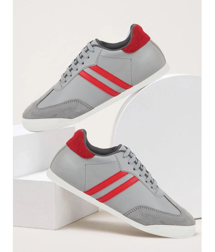     			Fausto Light Grey Men's Sneakers