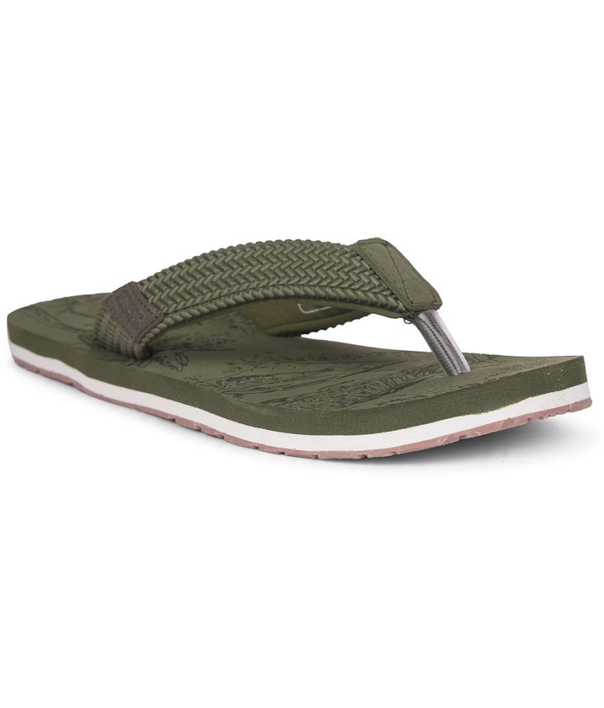     			Sunshine Olive Men's Thong Flip Flop