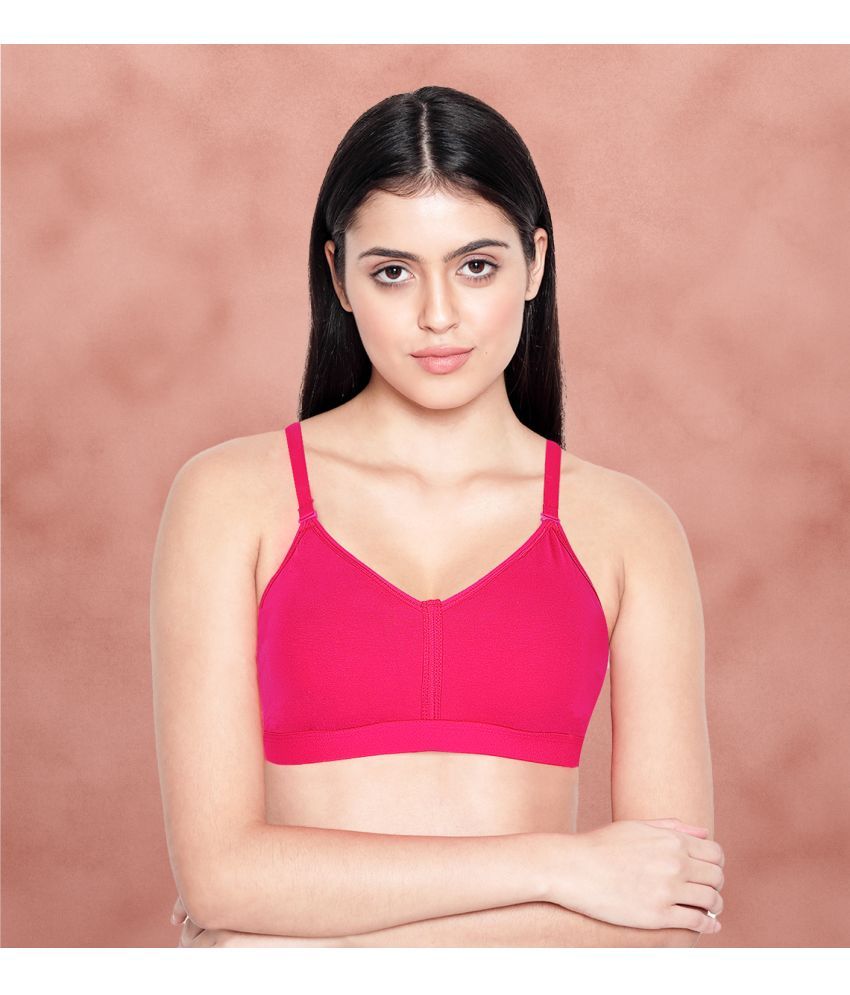     			Susie Pink Cotton Non Padded Women's Everyday Bra ( Pack of 1 )