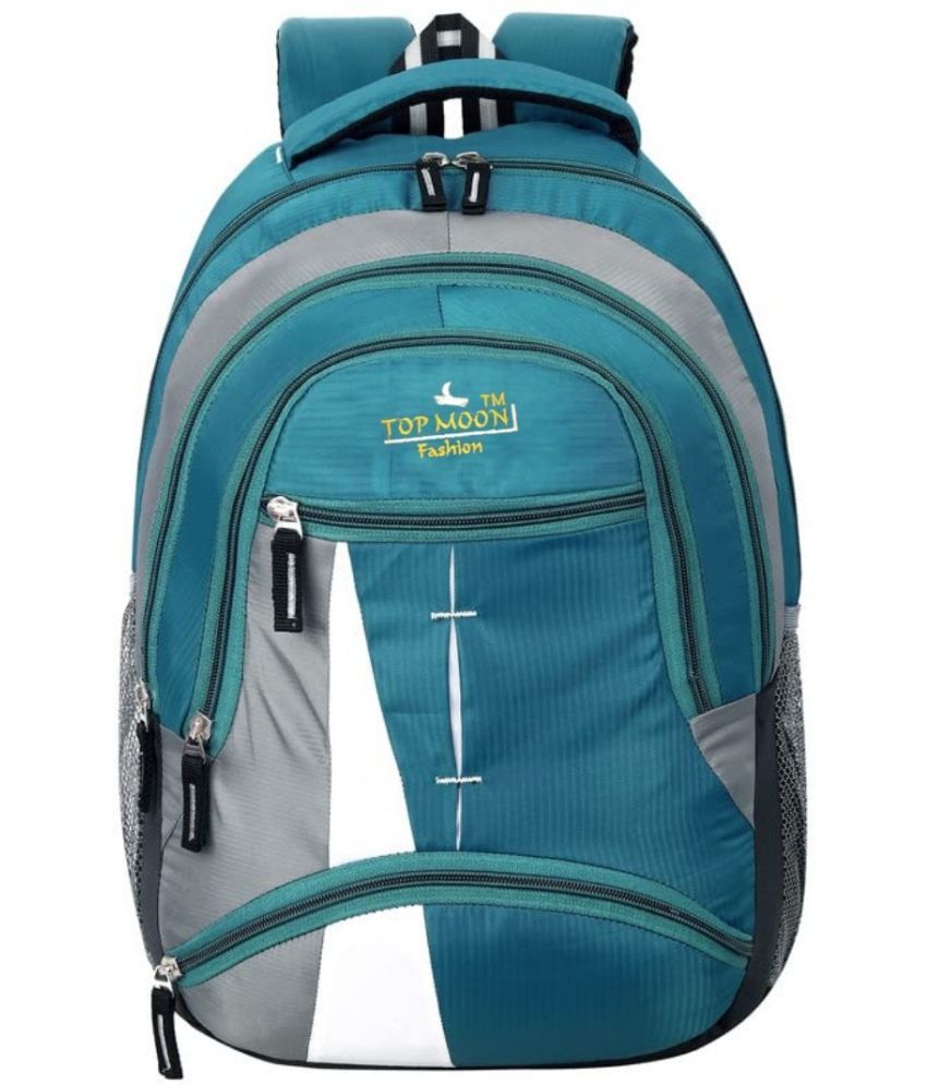     			topmoon fashion Sea green Polyester Backpack ( 30 Ltrs )