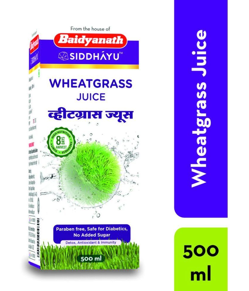     			Baidyanath Wheatgrass Juice - 500ml | Natural Superfood Drink | Supports Detoxification & Immune System | Digestive System And Purify Blood