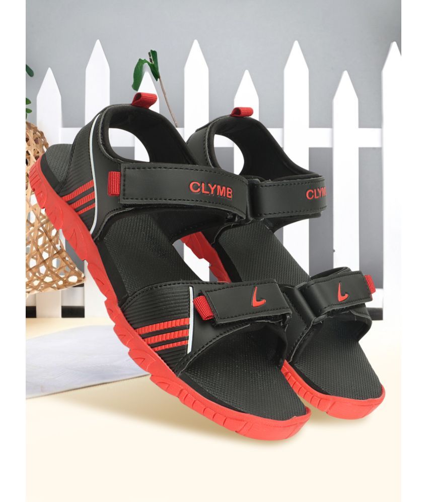     			Clymb - Red Men's Sandals