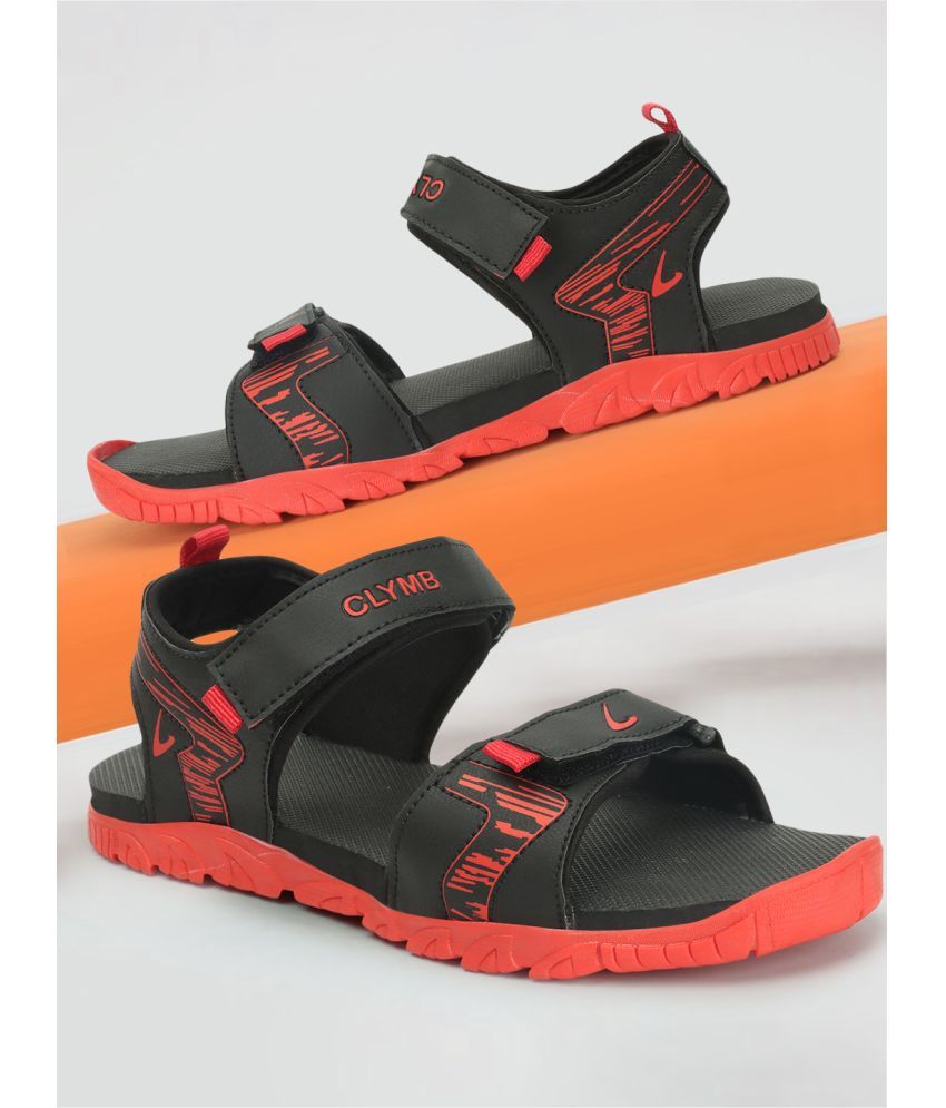     			Clymb - Red Men's Sandals