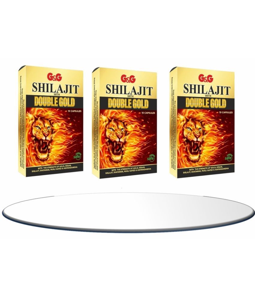     			G&G Pharmacy Shilajit With Double Gold 10no.s Pack of 3