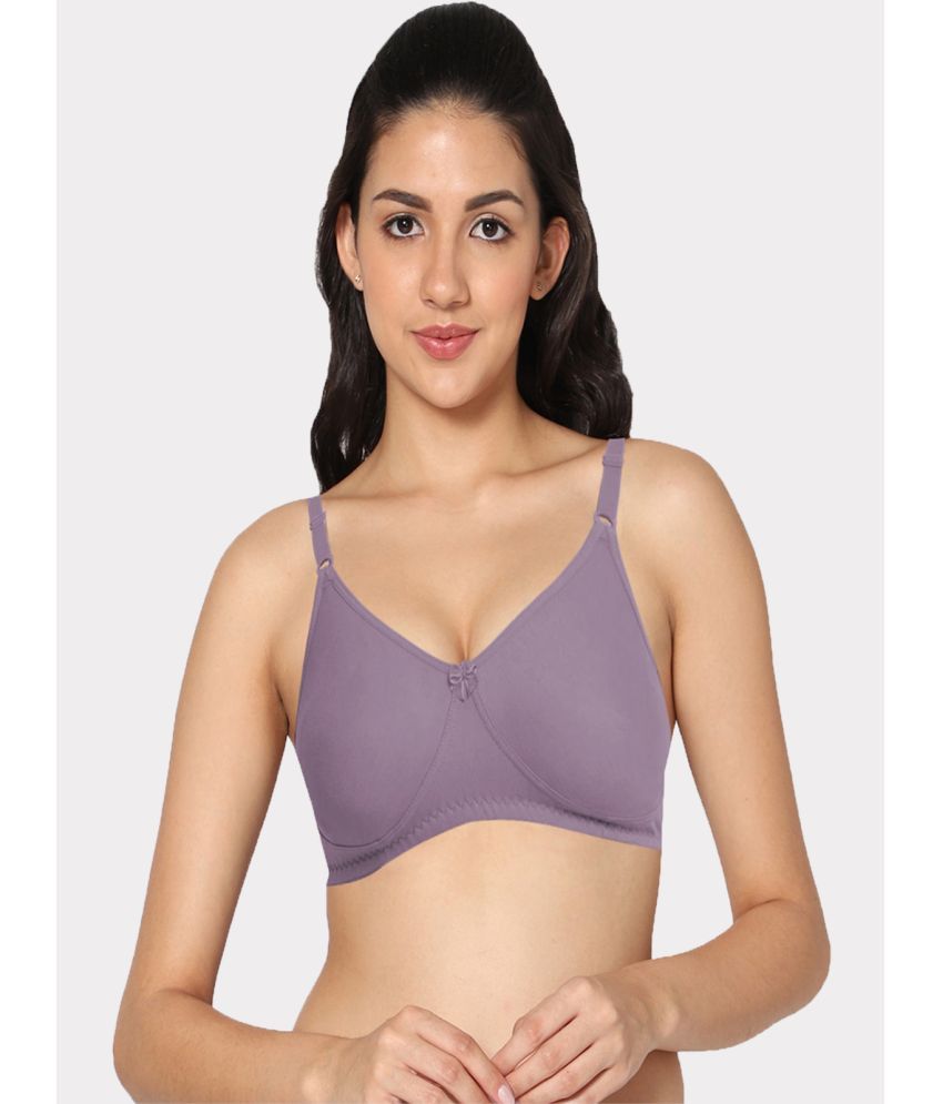     			IN CARE LINGERIE Mauve Cotton Lightly Padded Women's T-Shirt Bra ( Pack of 1 )