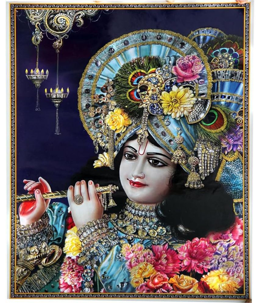     			Manas Krishna Religious Wallpaper ( 60 X 90 ) cm (Pack of 1)