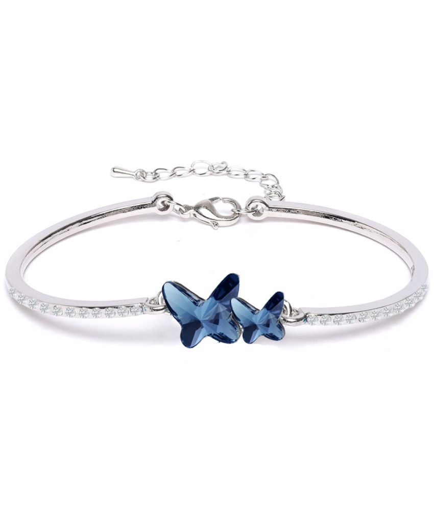     			YOUBELLA Blue Bracelet ( Pack of 1 )