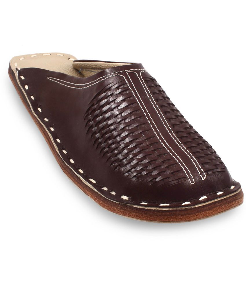     			rajeraj Brown Men's Mule