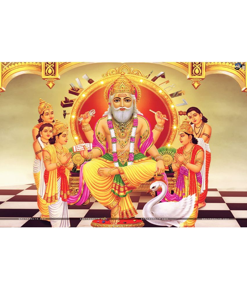     			Manas Religious Wallpaper ( 60 x 90 ) cm ( Pack of 1 )