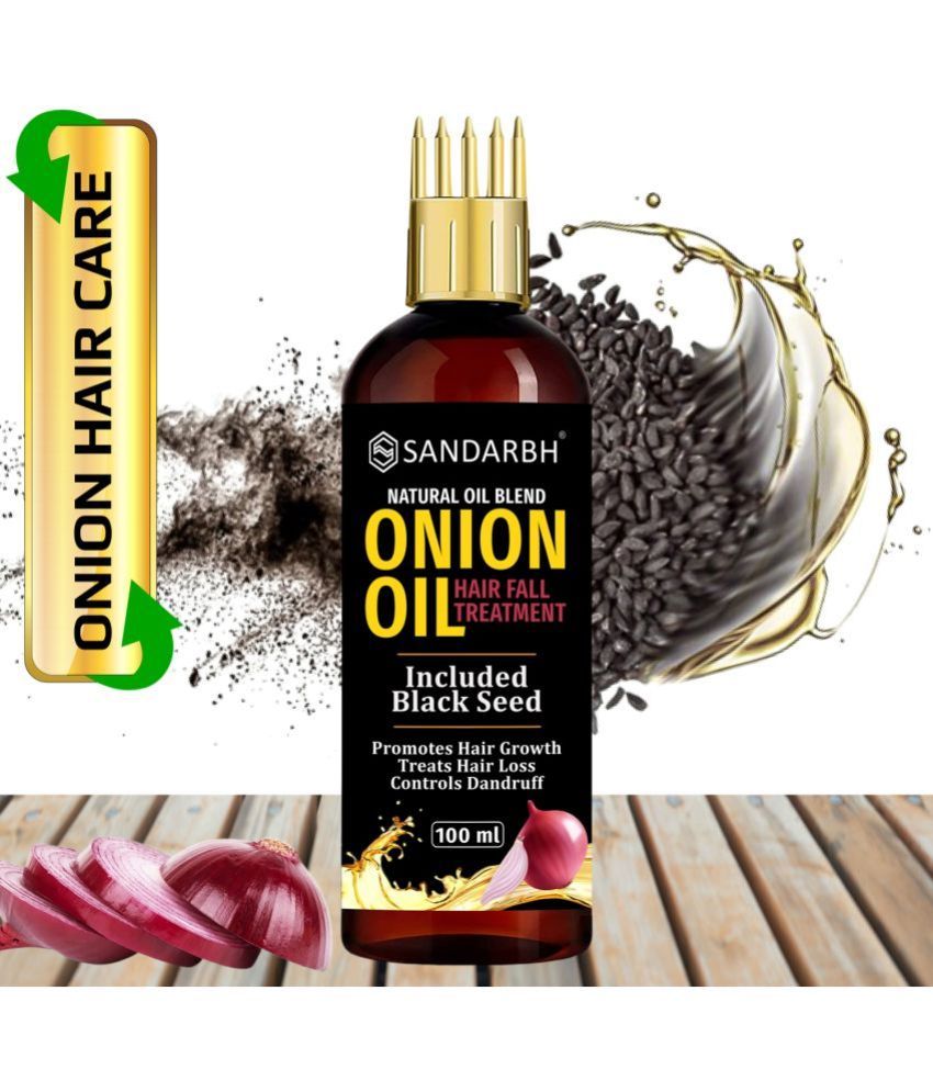     			Sandarbh Anti Dandruff Onion Oil 100 ml ( Pack of 1 )