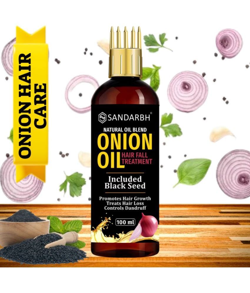     			Sandarbh Stress Relief Onion Oil 100 ml ( Pack of 1 )