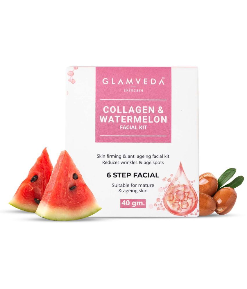     			Glamveda Less Than 3 Times Use Facial Kit For All Skin Type Papaya 40gm ( Pack of 1 )