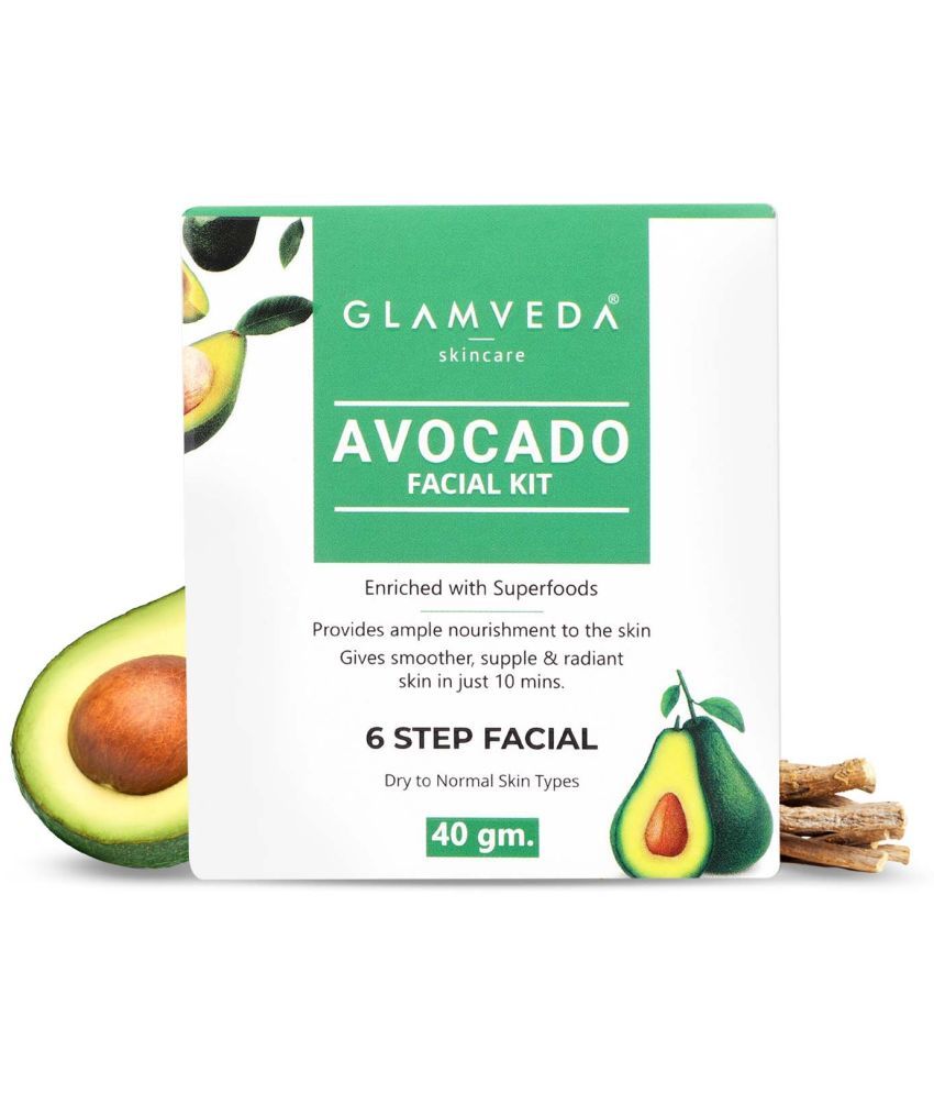     			Glamveda Less Than 3 Times Use Facial Kit For All Skin Type Aloe Vera 40gm ( Pack of 1 )