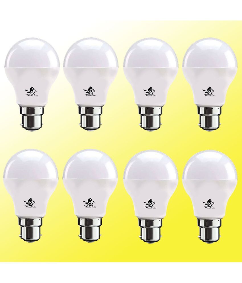     			Newtal India 9W Cool Day Light LED Bulb ( Pack of 8 )