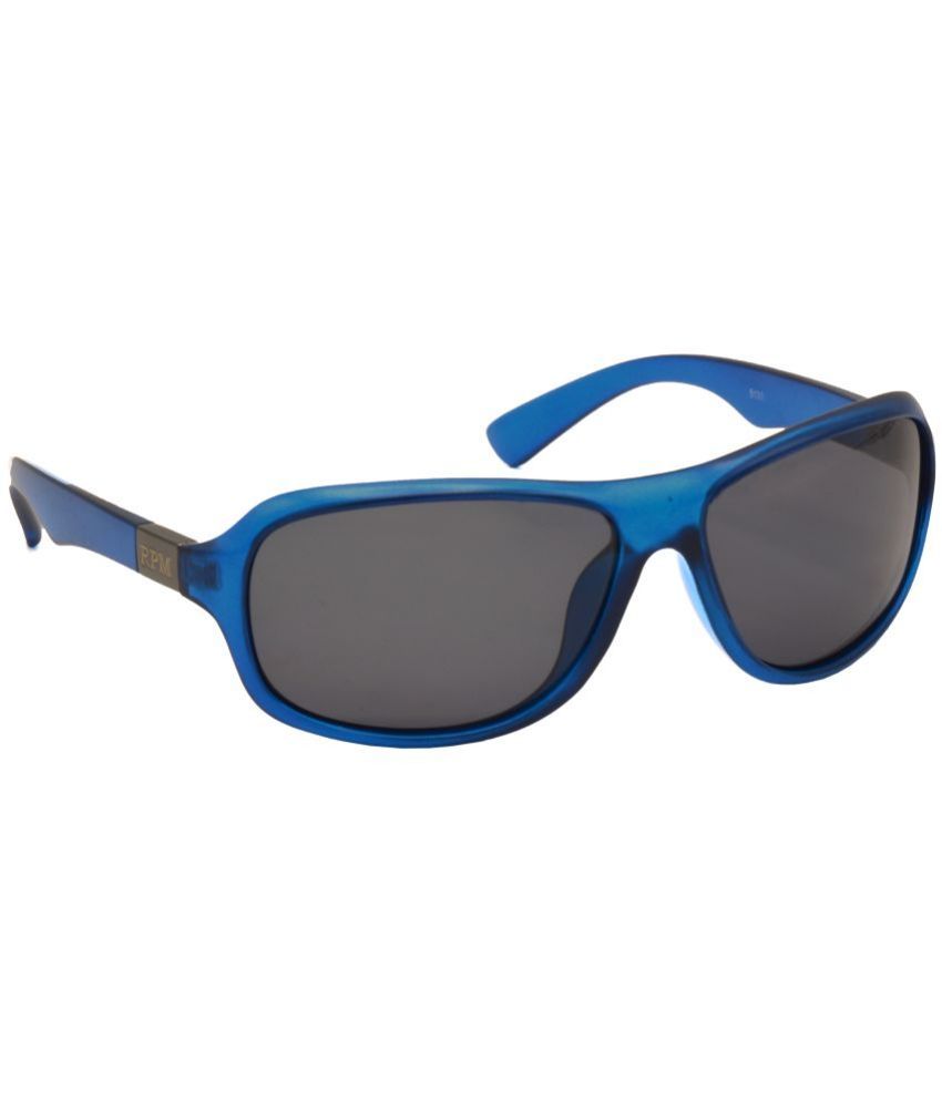     			RED LEAF Blue Wrap Around Sunglasses ( Pack of 1 )