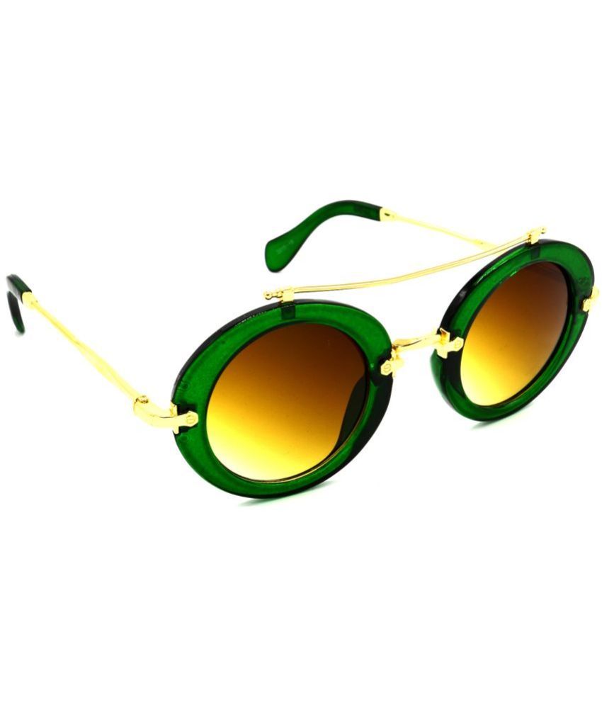     			RED LEAF Green Round Sunglasses ( Pack of 1 )