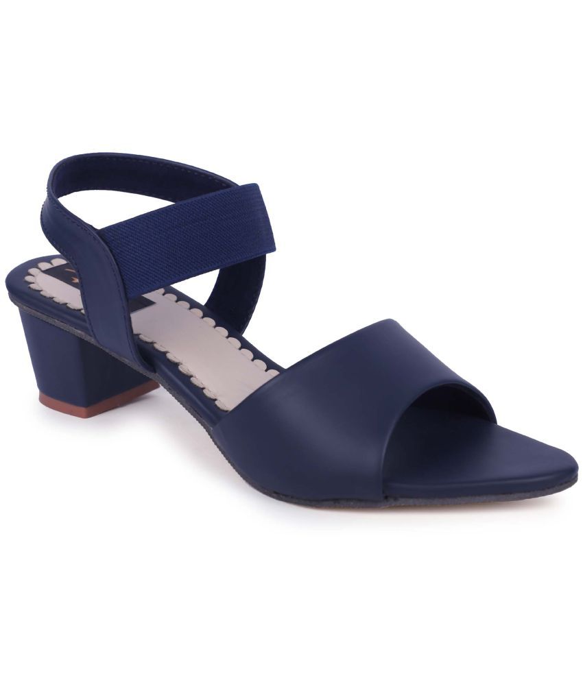     			Rimezs Blue Women's Sandal Heels