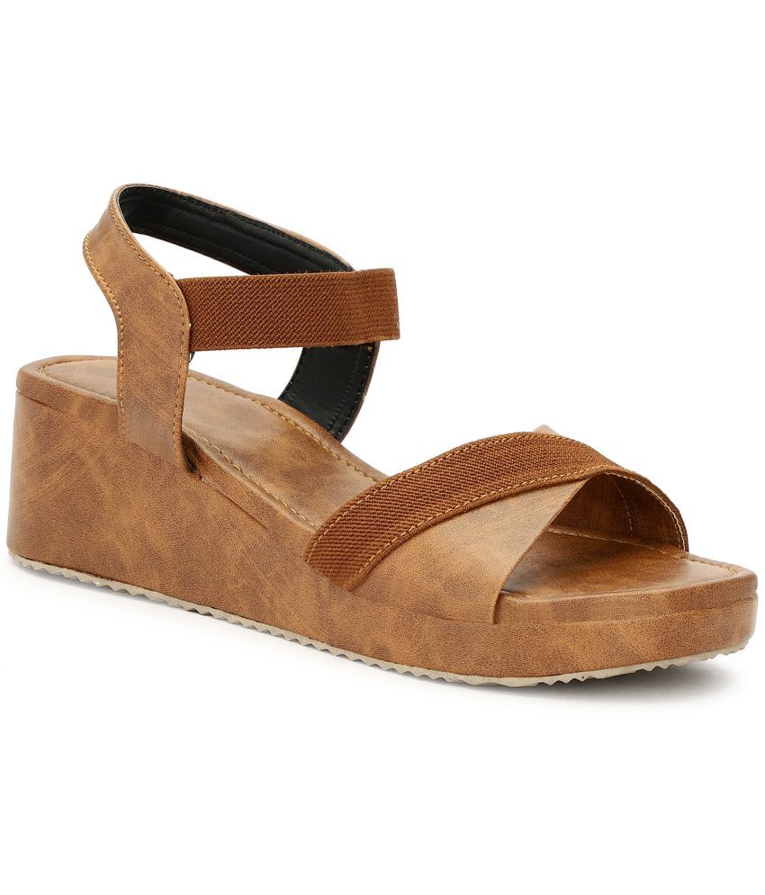     			Rimezs Tan Women's Sandal Heels