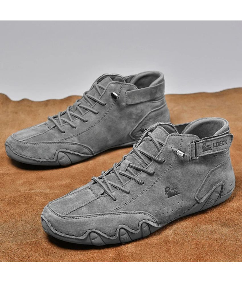     			Xtoon Grey Men's Outdoor Shoes