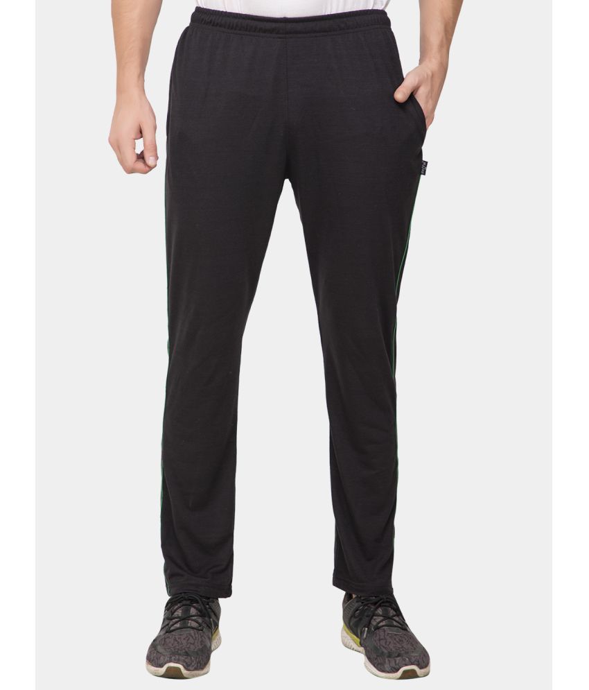     			Zeffit Black Polyester Men's Trackpants ( Pack of 1 )