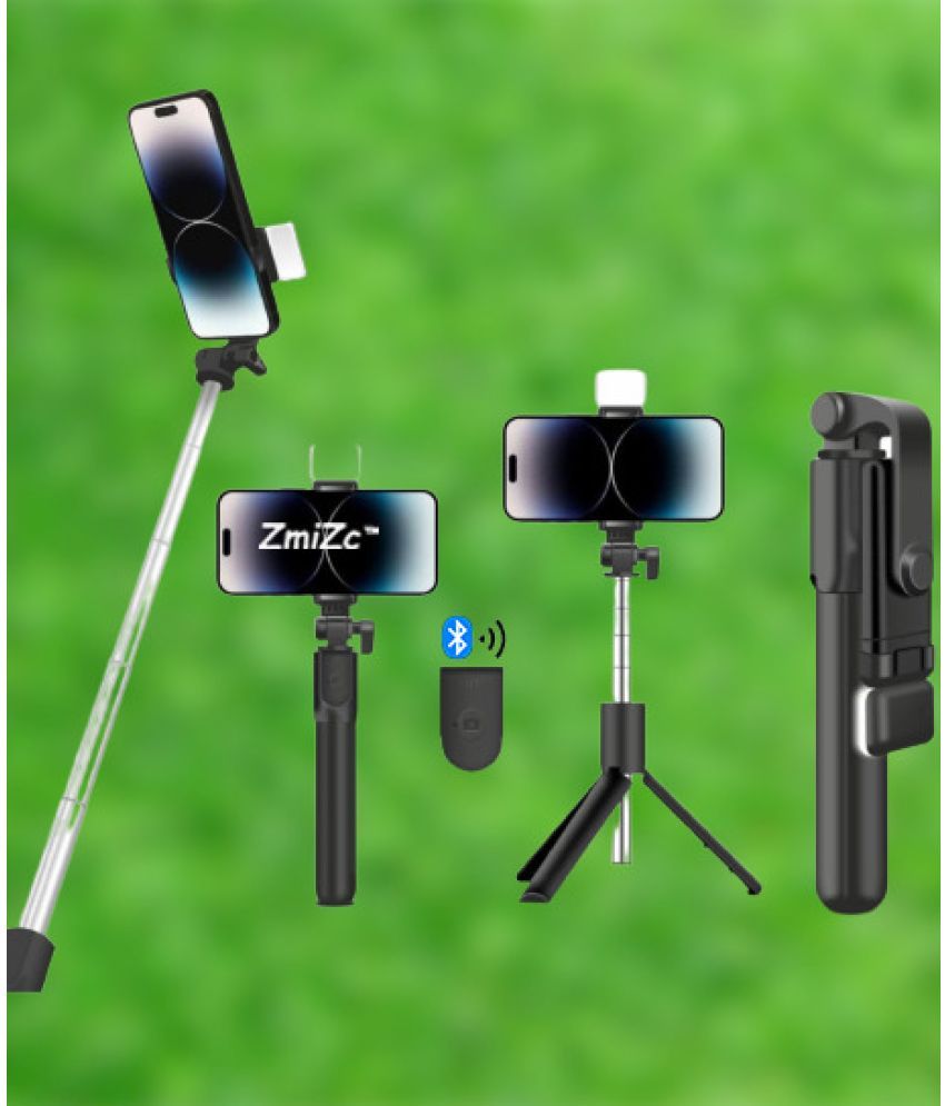     			ZmiZc Bluetooth Selfie Stick ( Black )