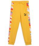 Puma Yellow Cotton Boys Trackpant ( Pack of 1 )