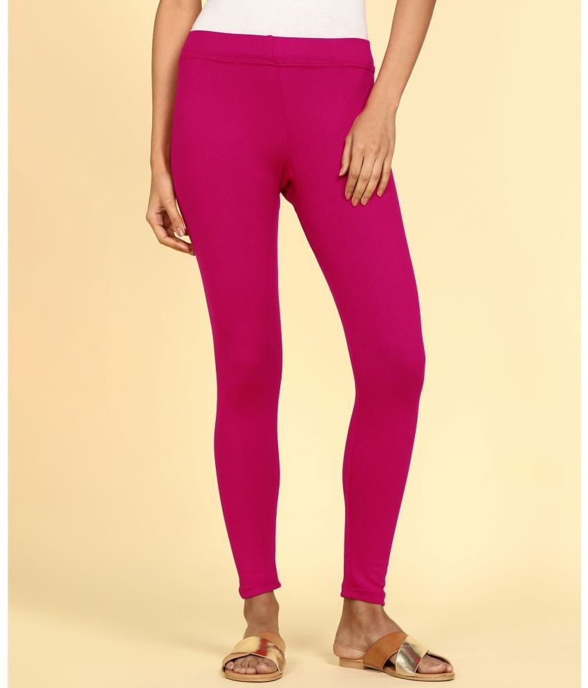     			Colorscube - Pink Cotton Women's Leggings ( Pack of 1 )