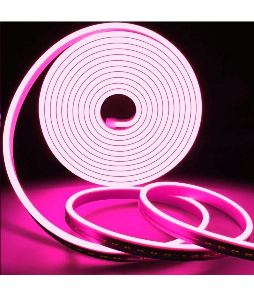     			DAYBETTER Resin Neon Light Pink Color 5 meter Waterproof Pendant Pink - Pack of 1