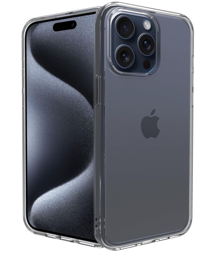     			LITTRO Plain Cases Compatible For Silicon iPhone 15 pro ( Pack of 1 )