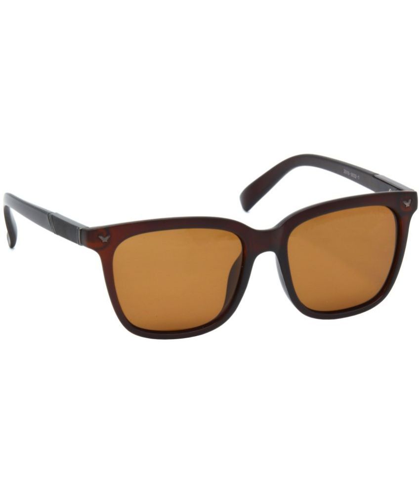     			RED LEAF Copper Rectangular Sunglasses ( Pack of 1 )