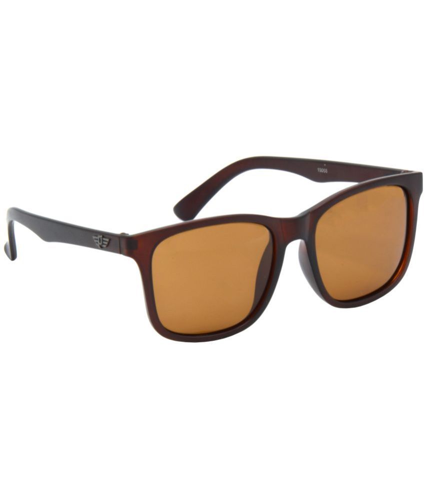     			RED LEAF Copper Rectangular Sunglasses ( Pack of 1 )